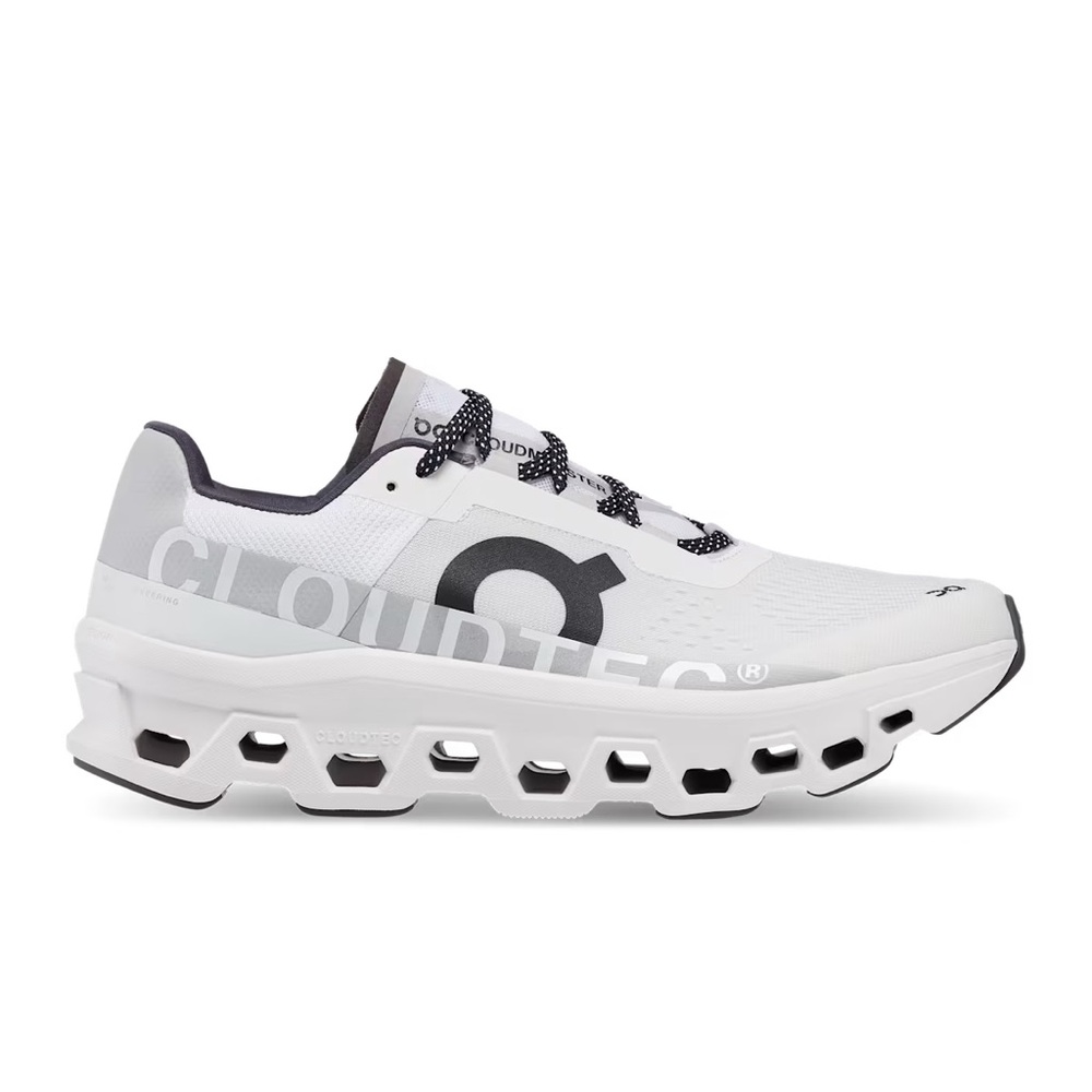 On Cloud Cloudmonster Men’s White Running Shoes